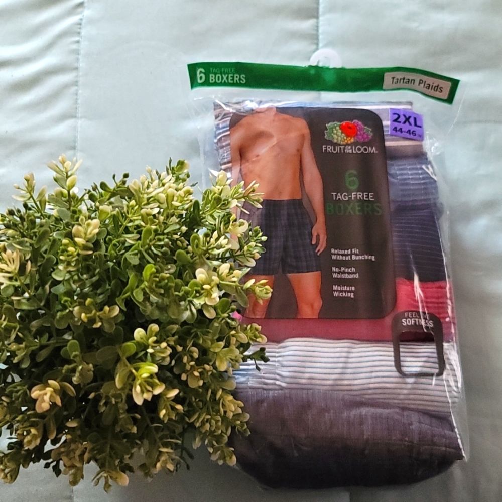 6 TARTAN Plaids Mens underwear tag less